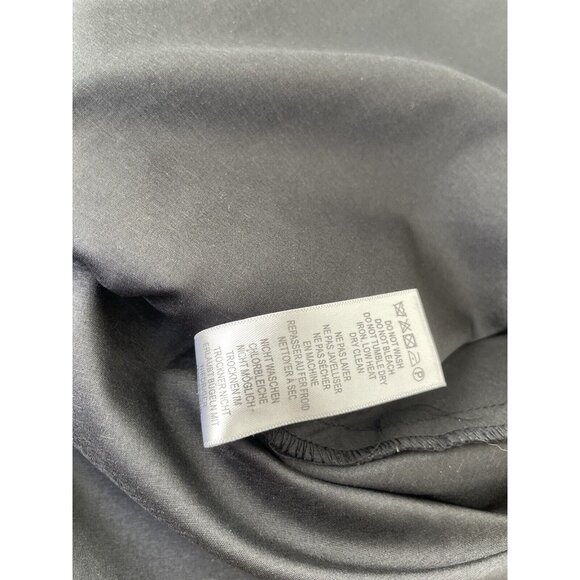 Aidan Mattox Boat Neck Sleeveless Zipper Back Twill & Mesh Dress 2 XS - Picture 9 of 13